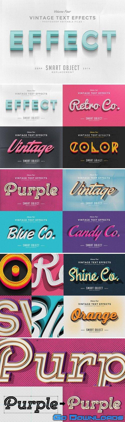 CM Vintage Text Effects Vol.4 73564 Free Download