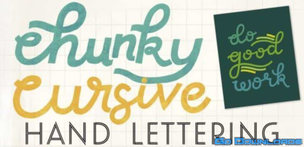 Chunky Cursive Hand Lettering In Procreate: Create An Inspirational Art Print