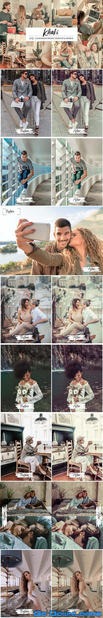 CreativeMarket 10 Khaki Mobile & Lightroom Presets 5964106 Free Download