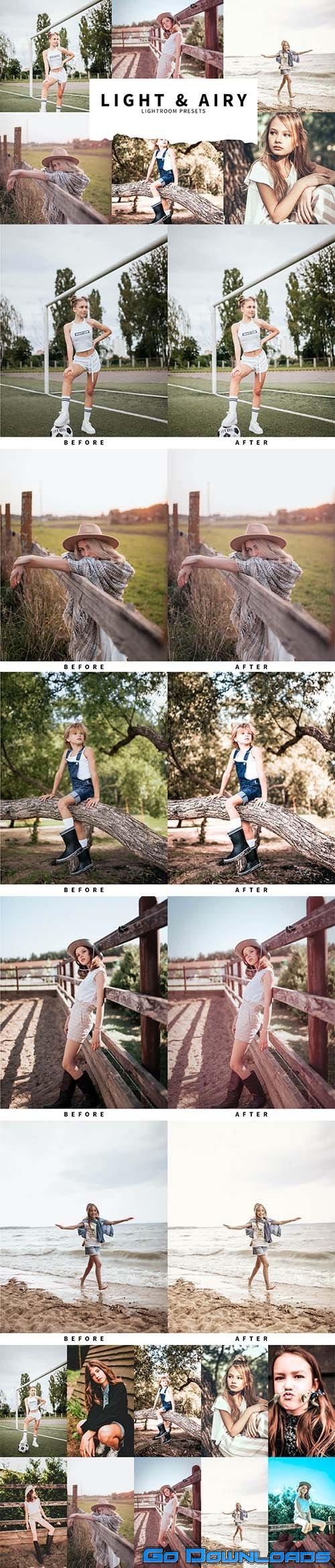 CreativeMarket 10 Light & Airy Lightroom Presets 5978574 Free Download