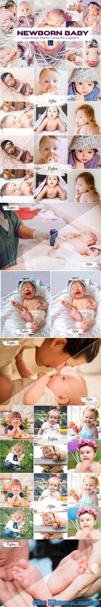 CreativeMarket 10 Newborn Baby Lightroom Presets 5878537 Free Download