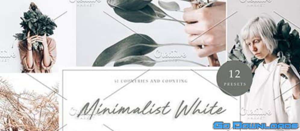 CreativeMarket 12 Lightroom Preset Minimalist White 5962580 Free Download