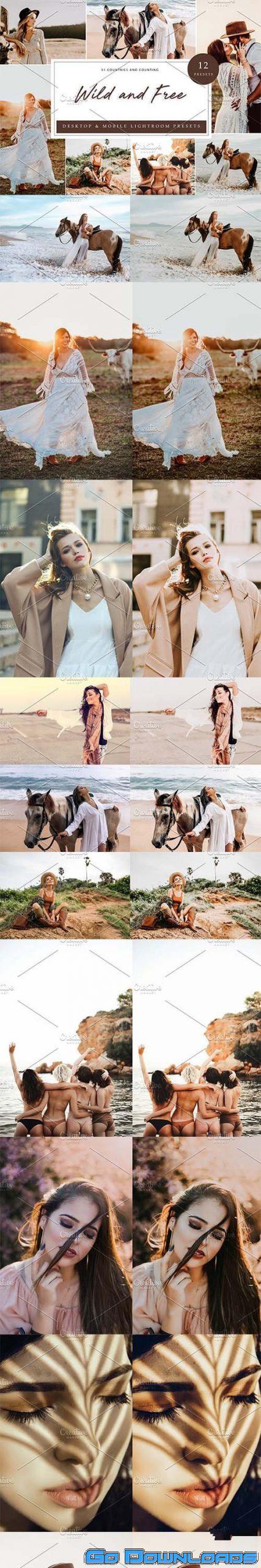 CreativeMarket 12 x Lightroom Presets Wild And Free 5962700 Free Download