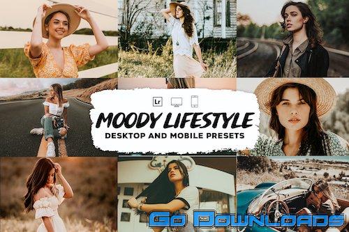 CreativeMarket Moody Lifestyle Lightroom presets 5953558 Free Download