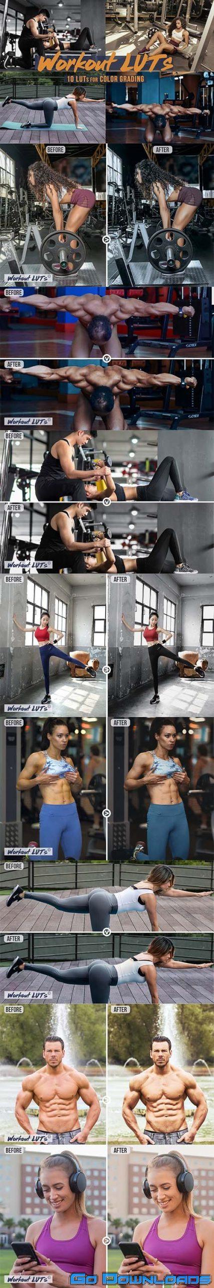 CreativeMarket Workout Sports LUTs Bundle 5872522 Free Download