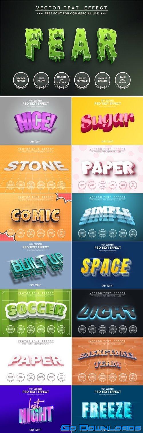 Editable Text Effect Bundle Free Download