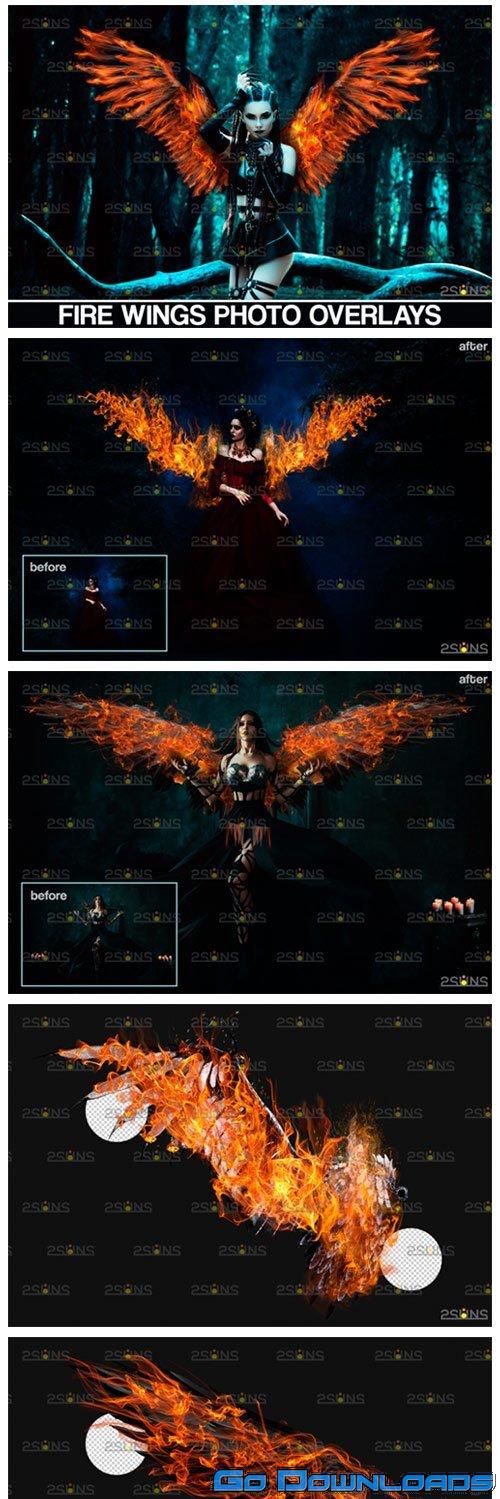 Fire Wings Overlay 8559832 Free Download