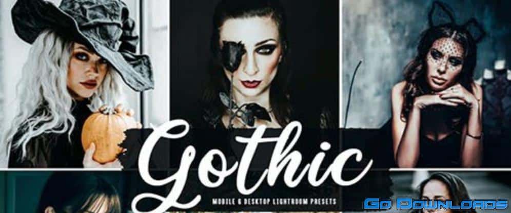 Gothic Mobile & Desktop Lightroom Presets Free Download