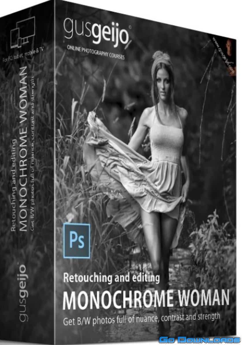 Gus Geijo – Monochrome Woman: Retouching and editing