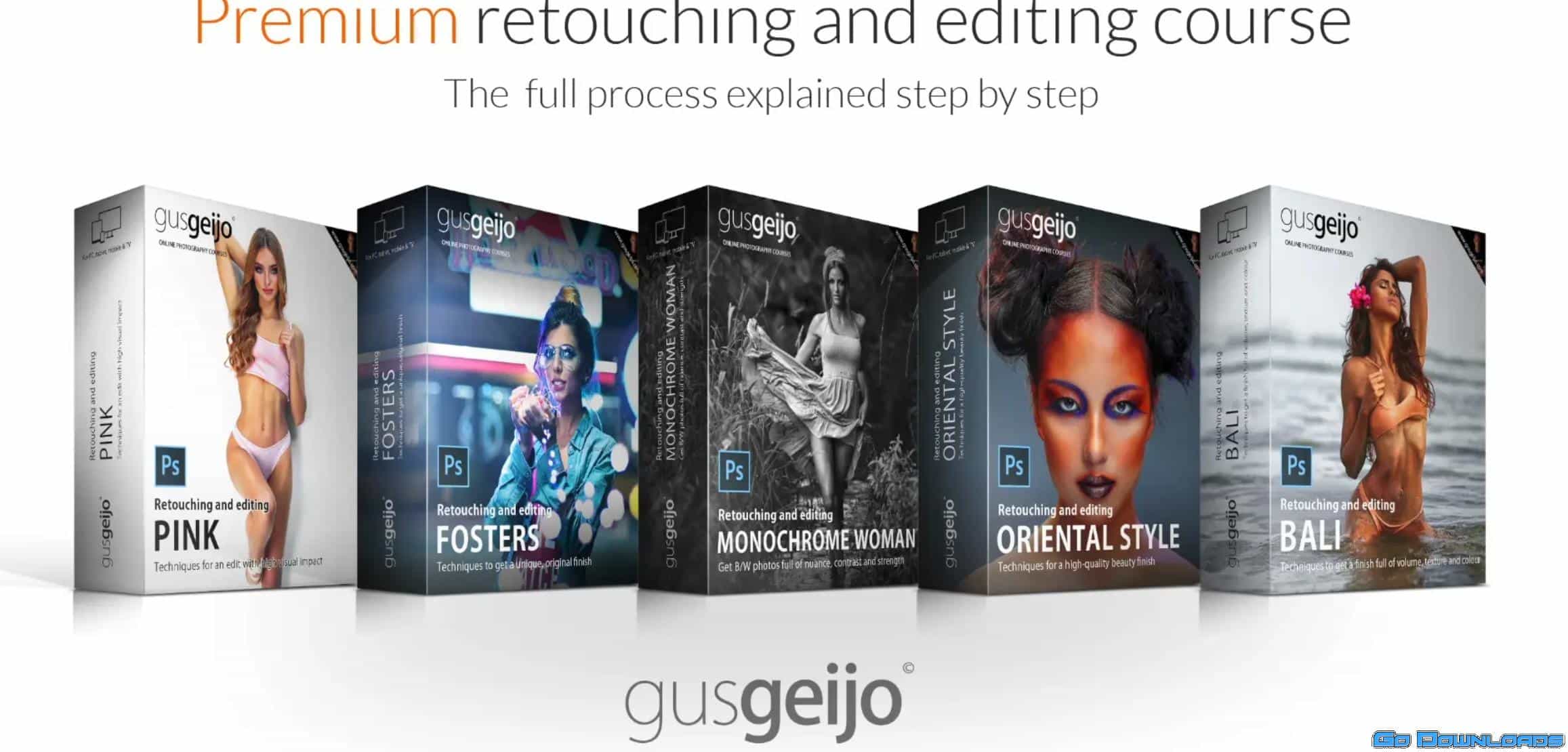 Gus Geijo – Premium Retouching and Processing Course Bundle