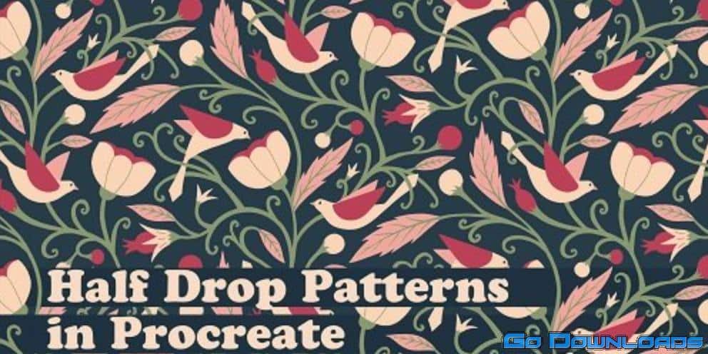 Half Drop Patterns in Procreate: Complex Elements and Custom Actions