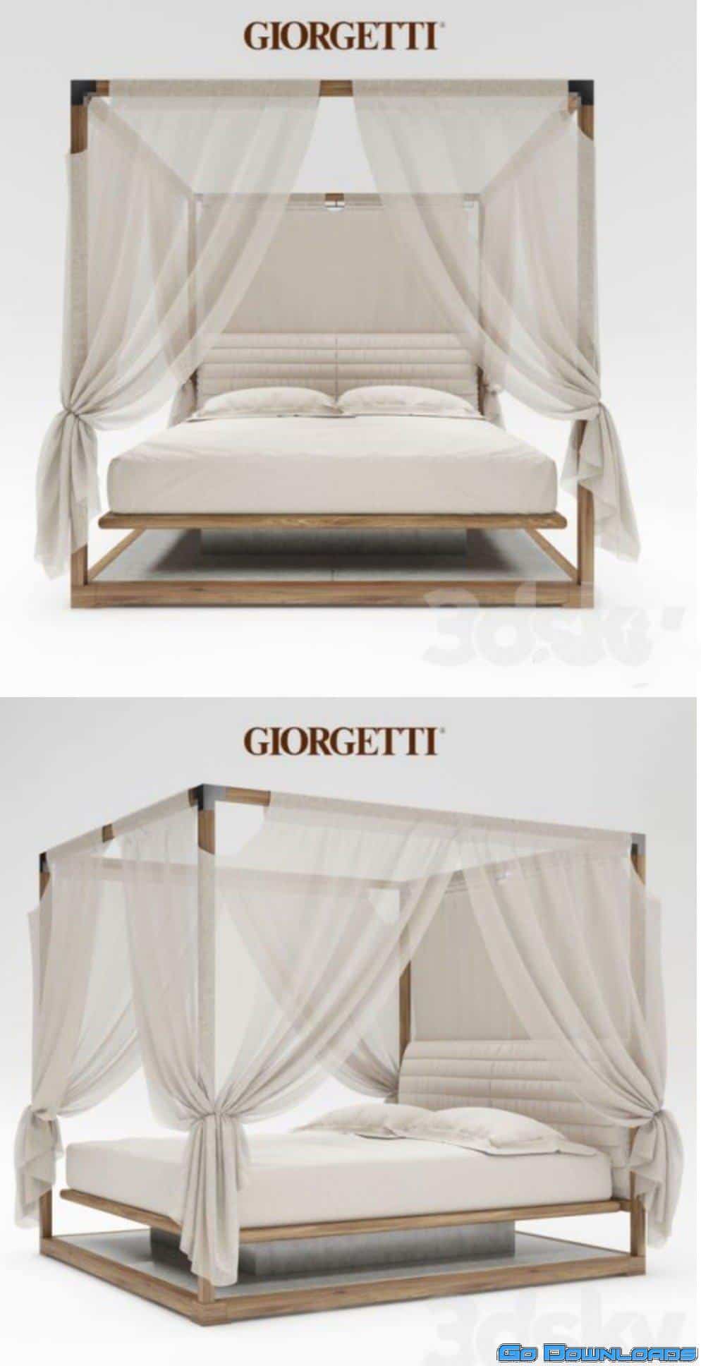 Ira Canopy bed by Giorgetti Free Download