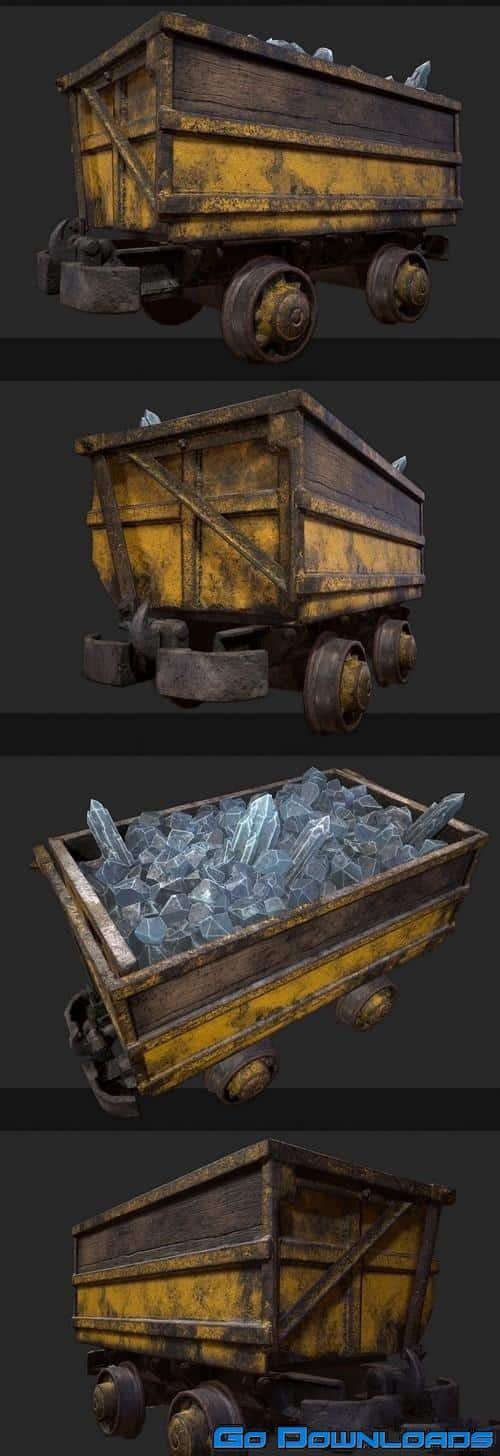 Mine Cart 02 Free Download