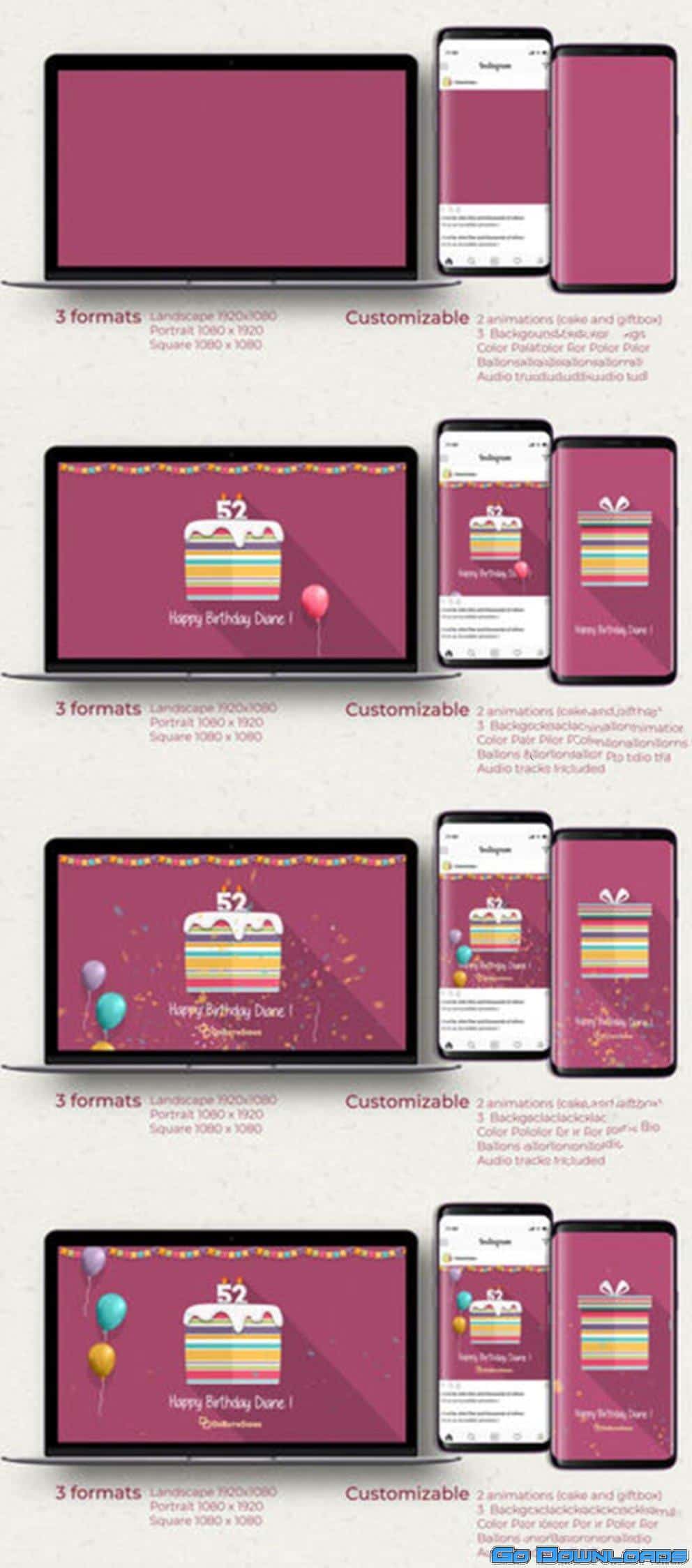 Motionelements Birthday Opener 16262628 Free Download