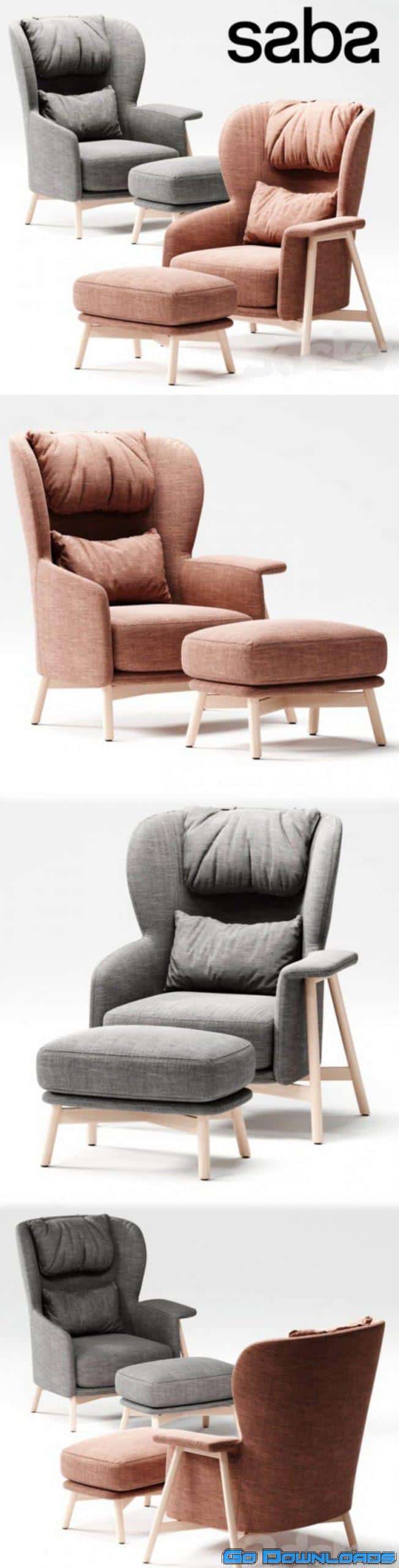 Saba Italia KEPI Armchair Free Download