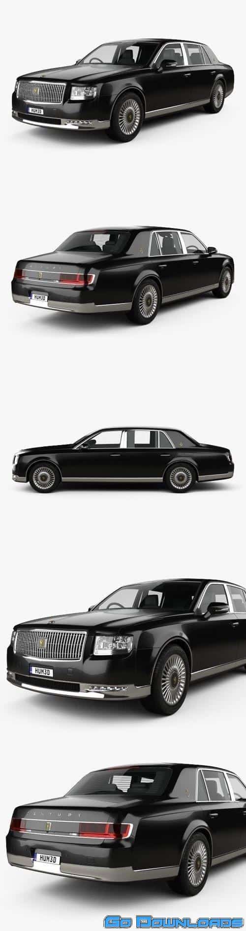 Toyota Century 2018 3D Model Free Download