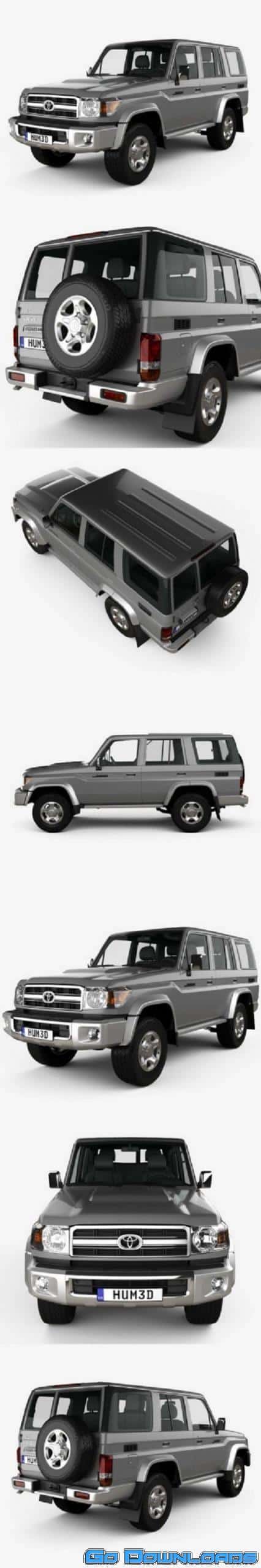 Toyota Land Cruiser 2007 3D model Free Download