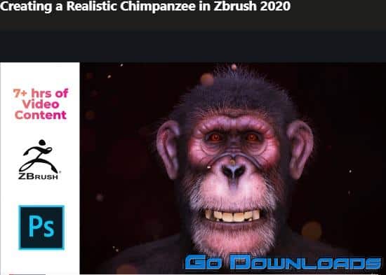 Udemy Creating a Realistic Chimpanzee in Zbrush 2020 Free Download