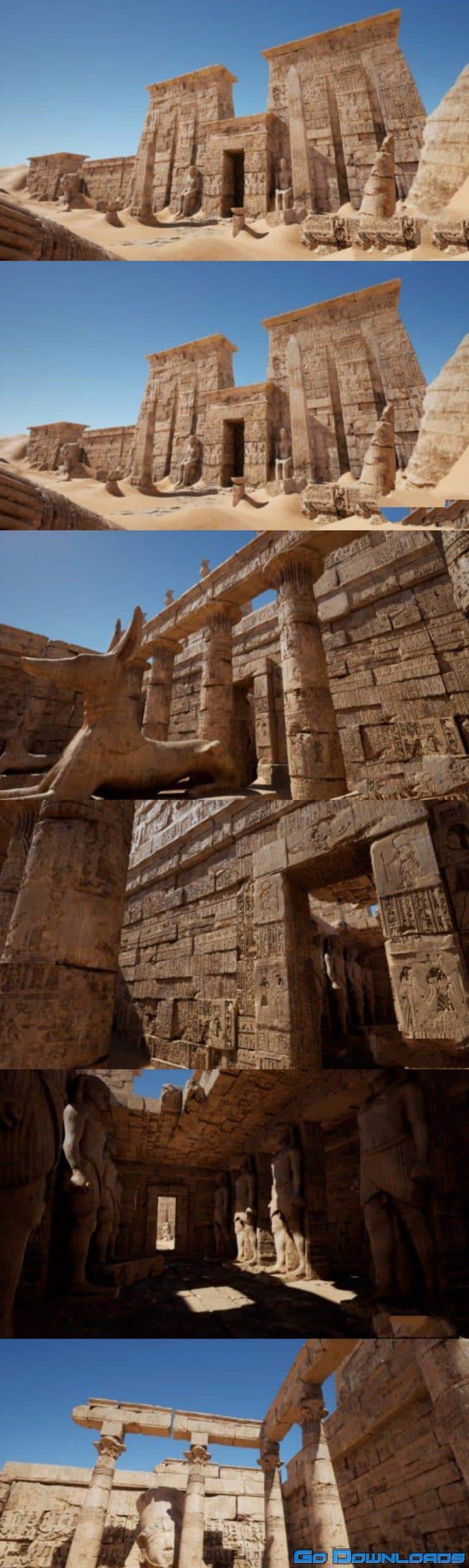 Unreal Engine Egypt Ruins Environment Free Download