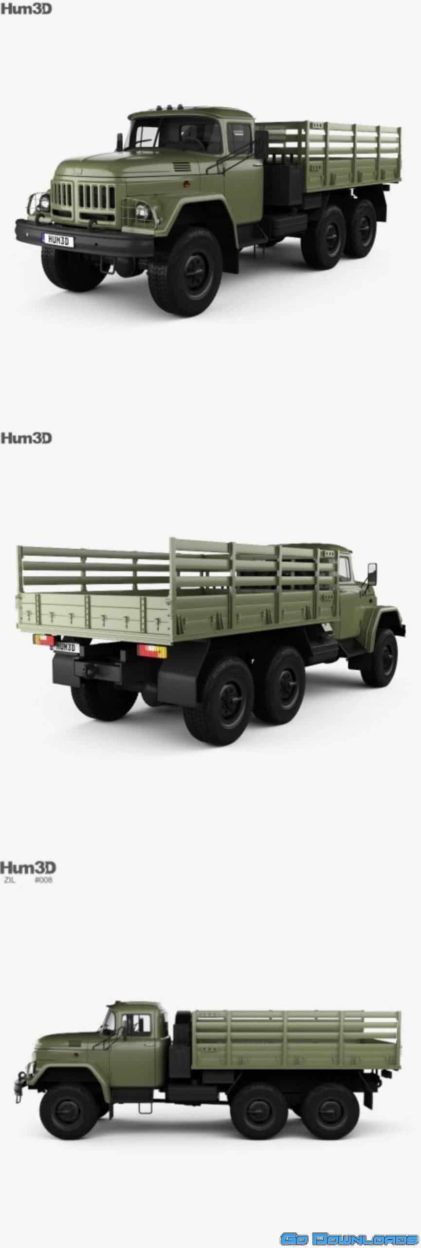 ZIL 131 Flatbed Truck 1966 Free Download