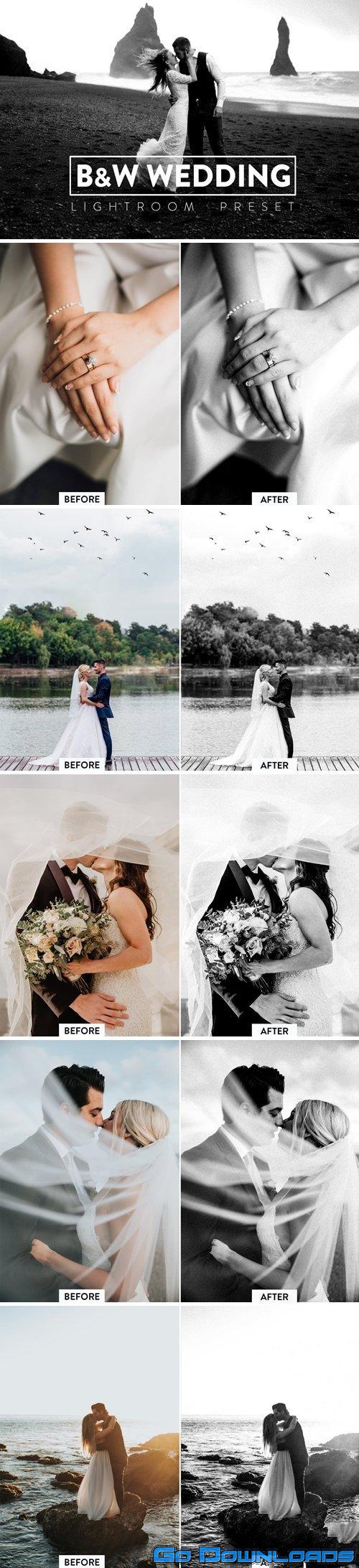 10 Black and White Wedding Lightroom Preset Free Download