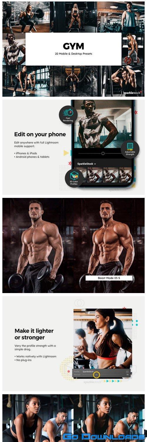 20 Gym Lightroom Presets and LUTs 8158558 Free Download