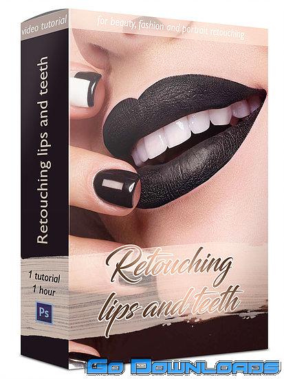 An Beketova – Retouching lips and teeth