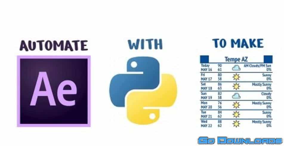 Automating After Effects with Python: Creating Real Time Infographics Free Download