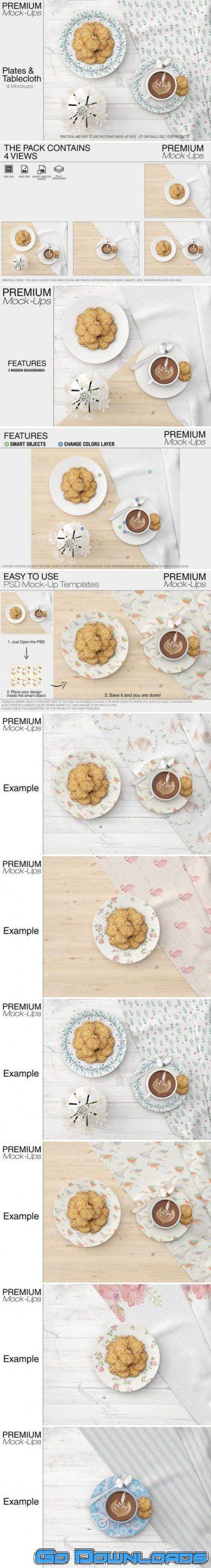 CM Plates & Tablecloth Set 2364867 Free Download