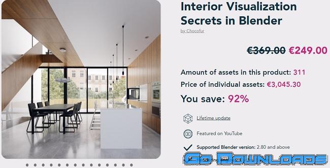 Chocofur Interior Visualization Secrets in Blender Free Download