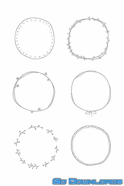 Circles frames png Free Download