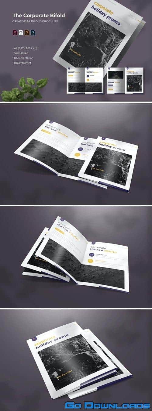 Corporate | Bifold Brochure Free Download