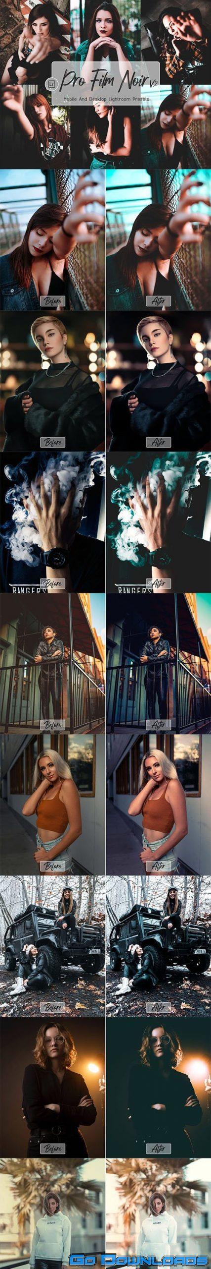 CreativeMarket 07 Pro Film Noir Desktop& Mobile LR 5982523 Free Download