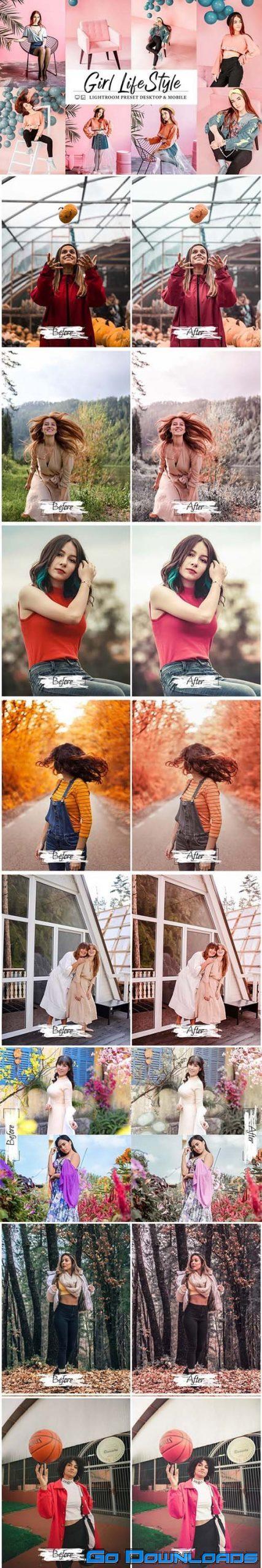 CreativeMarket 10 Mobile & Lightroom Girl Lifestyle 5997403 Free Download