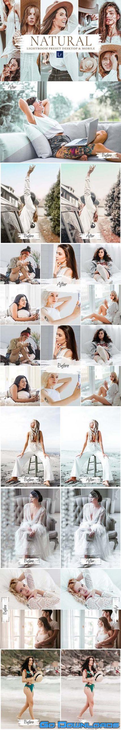 CreativeMarket 10 Natural Mobile & Lightroom Preset 5920290 Free Download