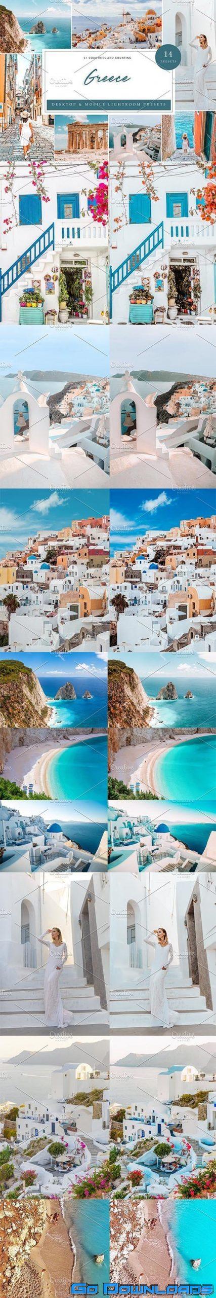 CreativeMarket 14 x Lightroom Presets Greece 5962548 Free Download