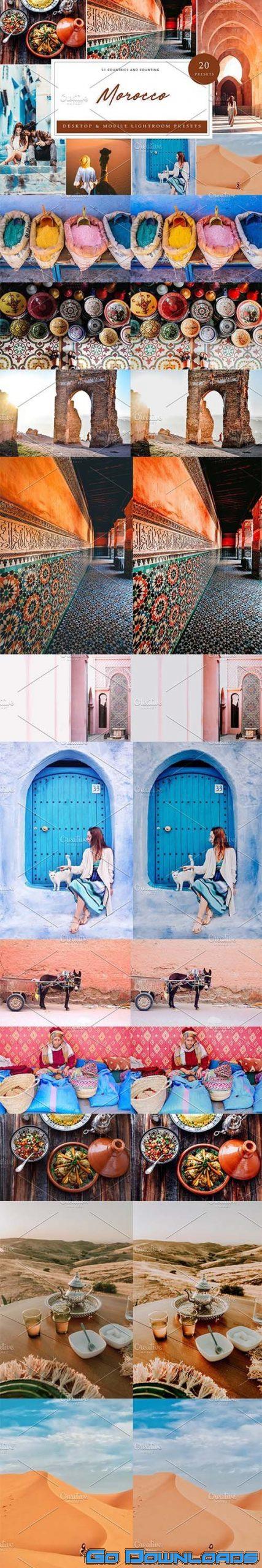 CreativeMarket 20 x Lightroom Presets Morocco 5962635 Free Download