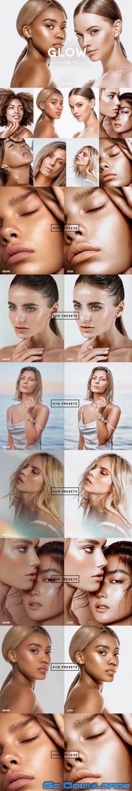 CreativeMarket 7 GLOWING SKIN LIGHTROOM PRESETS 5999429 Free Download