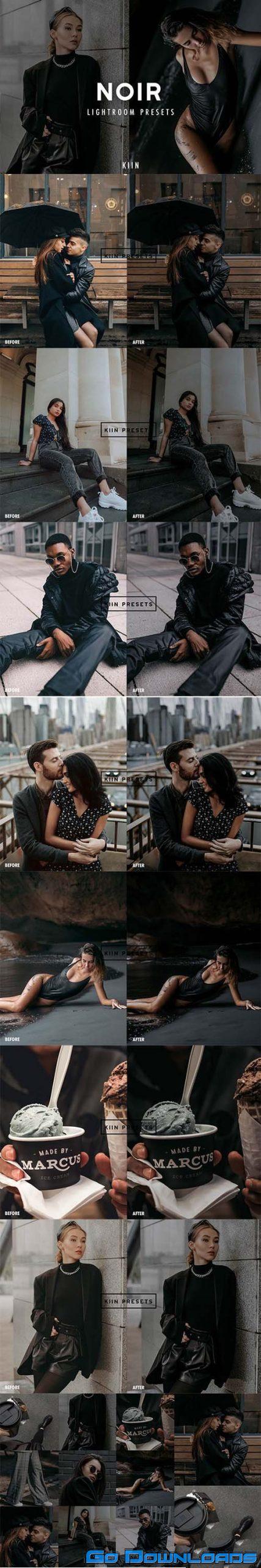 CreativeMarket 7 MOODY NOIR LIGHTROOM PRESETS 6024502 Free Download