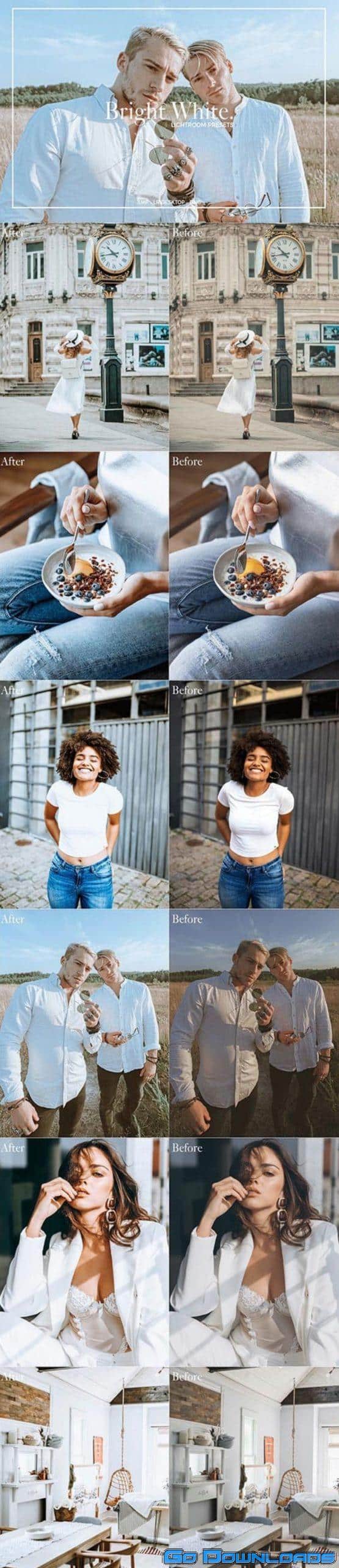 CreativeMarket BRIGHT WHITE LIGHTROOM PRESETS 5892244 Free Download