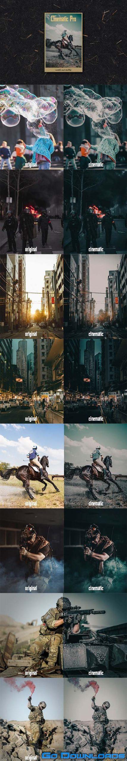 CreativeMarket Cinematic Pro Lightroom Preset 6004784 Free Download