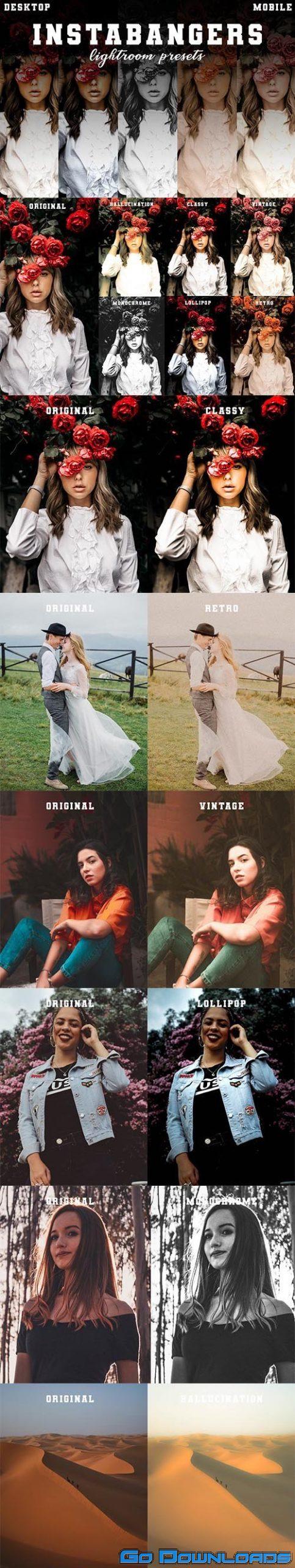 CreativeMarket InstaBangers Lightroom Presets 5995334 Free Download