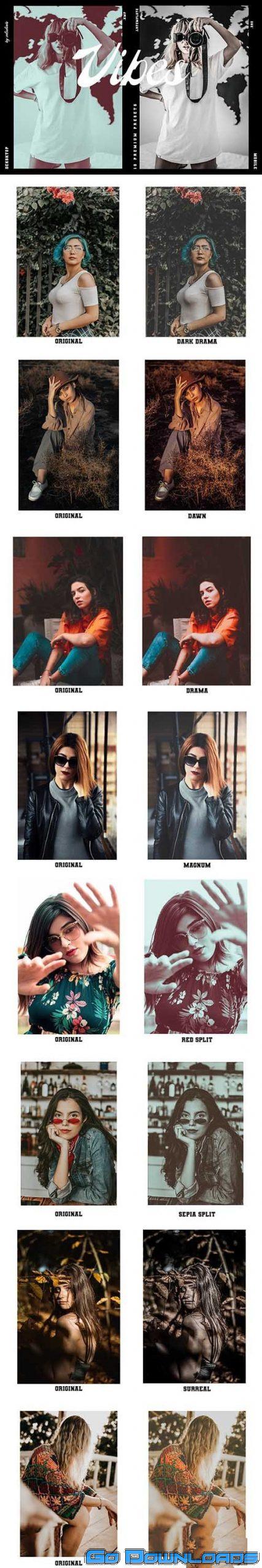 CreativeMarket Vibes | Premium Lightroom Presets 5997880 Free Download