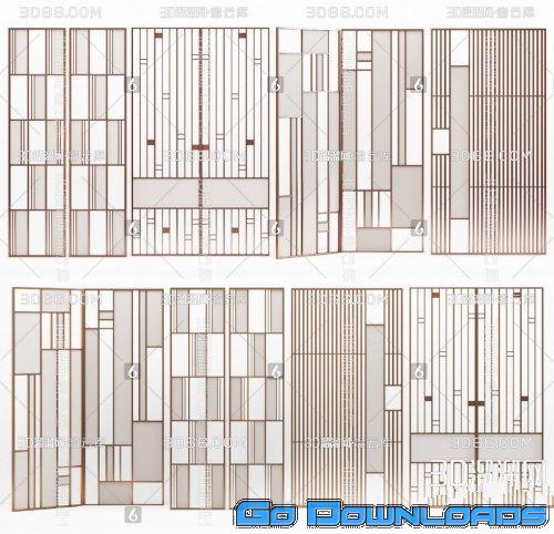 Decorative Partition 3d Model Free Download