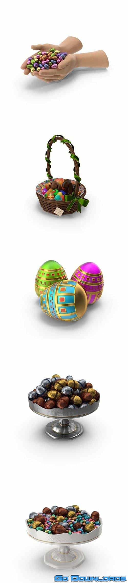 Easter 3d PNG Collection Free Download