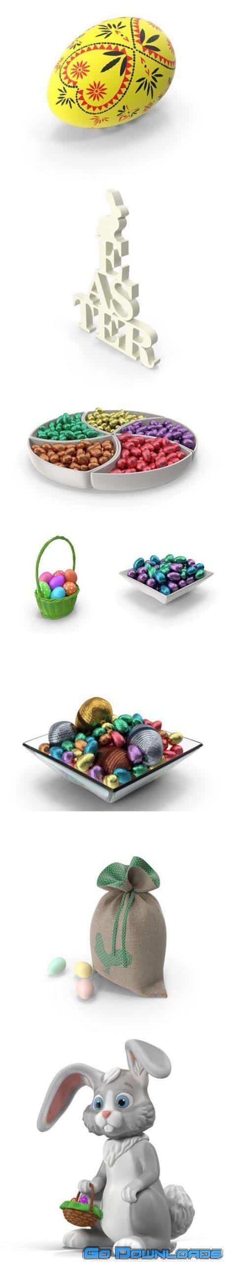 Easter 3d PNG Collection vol 2 Free Download