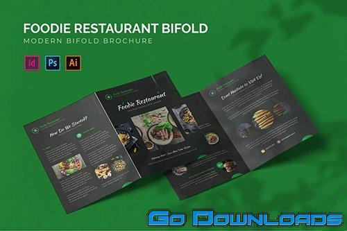 Foodie Restaurant Bifold Brochure Free Download