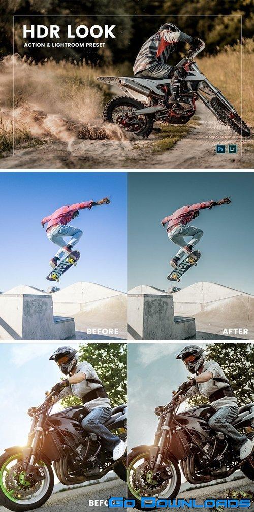 HDR Look Action & Lightroom Preset Free Download