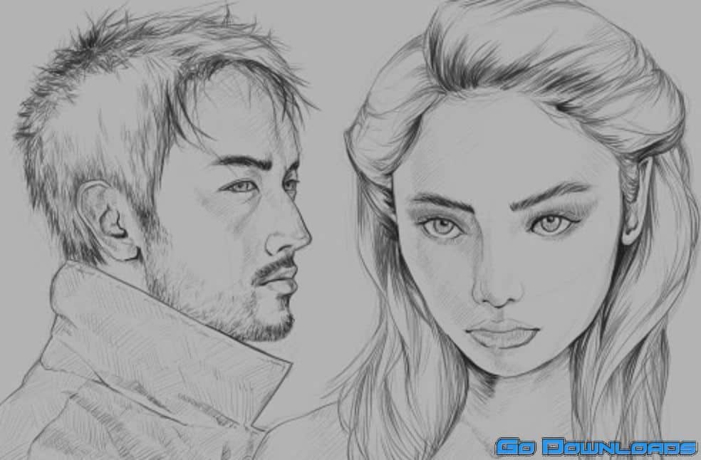 How to Draw the Head and Face – Step by Step – Side, Front, 3 Quarter View