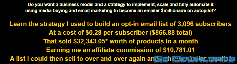 How to be an eMailer $Millionaire on Autopilot in 5 Steps Blueprint Free Download